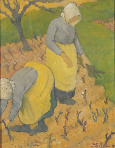 Vrouwen in de wijngaard, 1890 door Paul Sérusier